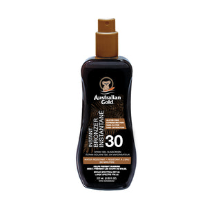 Australian Gold Spray Gel Bronzer Sunscreen 30 Spf