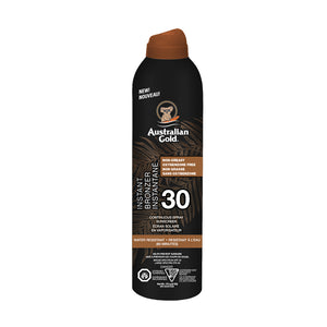 Australian Gold Continuous Spray Bronzer Sunscreen Spf 30