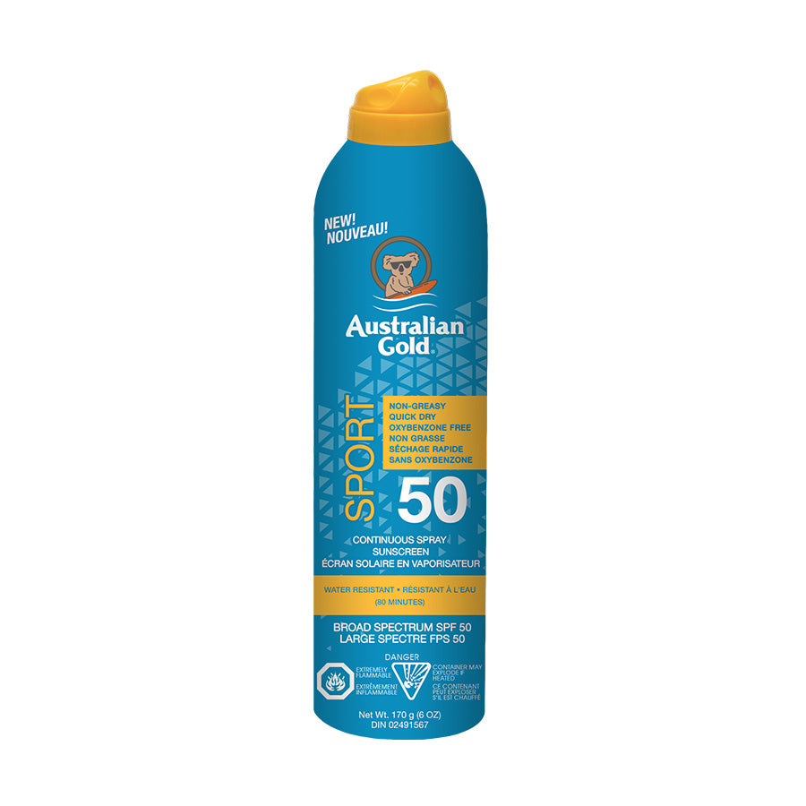 Australian Gold Continuous Spray Sport Sunscreen Spf 50